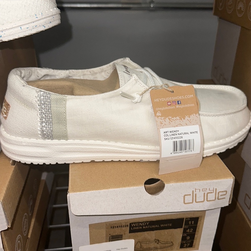 Hey dude, Wendy linen natural white